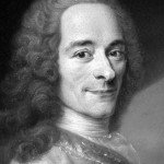 Voltaire, détail du visage (château de Ferney)